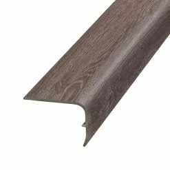 Malted 1.32 in. T x 1.88 in. W x 78.7 in. L Vinyl Stair Nose Molding by PERFORMANCE ACCESSORIES