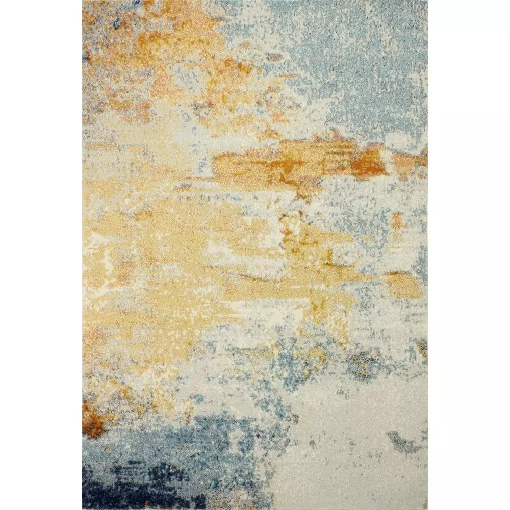 Everek Multi 9 ft. x 12 ft. (8'6" x 11'6") Abstract Contemporary Area Rug by BASHIAN 1 Everek Multi 9 ft. x 12 ft. (8'6" x 11'6") Abstract Contemporary Area Rug by BASHIAN