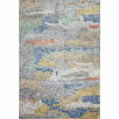 Luminous Multi 9 ft. x 12 ft. (8 ft. 6 in. x 11 ft. 6 in.) Geometric Contemporary Area Rug by BASHIAN