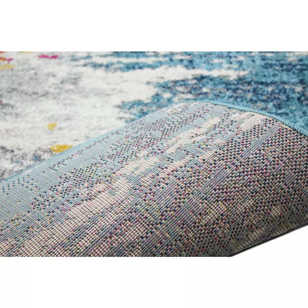 Everek Multi 4 ft. x 6 ft. (3'6" x 5'6") Abstract Transitional Accent Rug by BASHIAN 3 Everek Multi 4 ft. x 6 ft. (3'6" x 5'6") Abstract Transitional Accent Rug by BASHIAN - Image 3