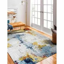 Everek Multi 3 ft. x 8 ft. (2'6" x 8') Abstract Transitional Runner by BASHIAN -BASHIAN Shop multi bashian area rugs 649652308968 31 1000