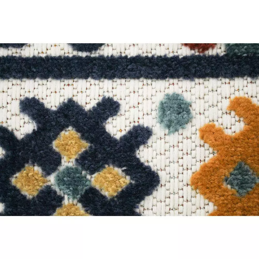 Veranda Multi 7.6 ft. x 9.6 ft. Geometric Transitional Area Rug by BASHIAN 4 Veranda Multi 7.6 ft. x 9.6 ft. Geometric Transitional Area Rug by BASHIAN - Image 4