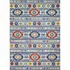 Veranda Multi 7.6 ft. x 9.6 ft. Geometric Transitional Area Rug by BASHIAN