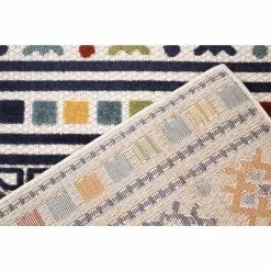 Veranda Multi 7.6 ft. x 9.6 ft. Geometric Transitional Area Rug by BASHIAN 8 Veranda Multi 7.6 ft. x 9.6 ft. Geometric Transitional Area Rug by BASHIAN -BASHIAN Shop multi bashian outdoor rugs 649652304717 c3 1000