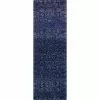Venezia Navy 3 ft. x 8 ft. (2'6" x 8') Floral Transitional Runner by BASHIAN