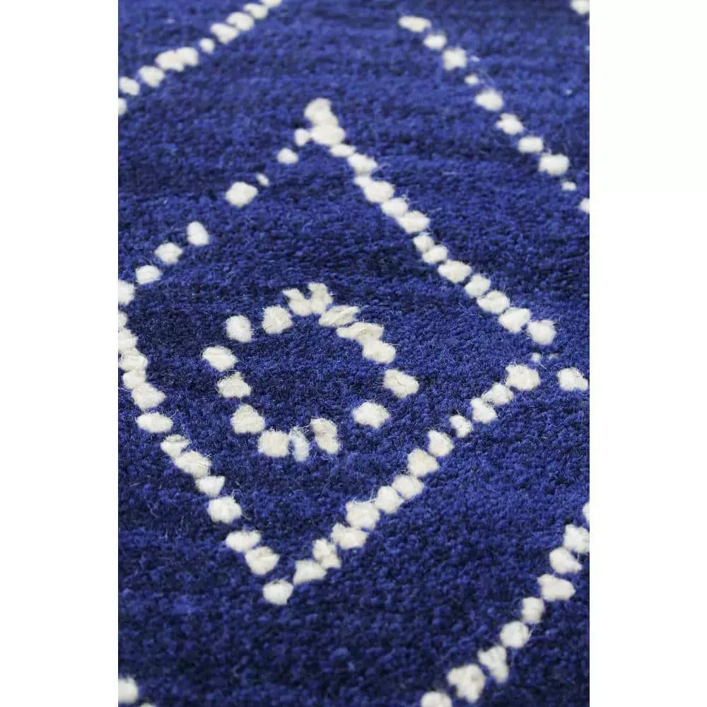 Venezia Navy 8 ft. x 10 ft. (7'6" x 9'6") Geometric Transitional Area Rug by BASHIAN 5 Venezia Navy 8 ft. x 10 ft. (7'6" x 9'6") Geometric Transitional Area Rug by BASHIAN - Image 5