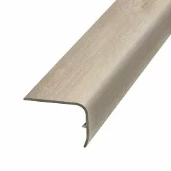Powder 1.32 in. T x 1.88 in. W x 78.7 in. L Vinyl Stair Nose Molding by PERFORMANCE ACCESSORIES
