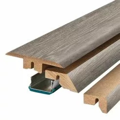 Quartz 0.75 in. T x 2.37 in. W x 78.7 in. L Laminate 4-in-1 Molding by PERFORMANCE ACCESSORIES