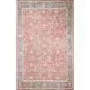 Impressions Red 8 ft. x 10 ft. Geometric Transitional Area Rug by BASHIAN