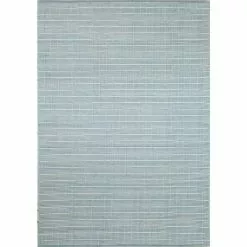 Contempo Sky/Ivory 4 ft. x 6 ft. (3'6" x 5'6") Solid Contemporary Accent Rug by BASHIAN