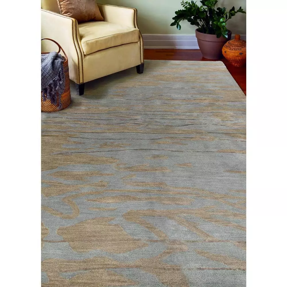 Greenwich Slate 6 ft. x 9 ft. (5'6" x 8'6") Abstract Contemporary Area Rug by BASHIAN 6 Greenwich Slate 6 ft. x 9 ft. (5'6" x 8'6") Abstract Contemporary Area Rug by BASHIAN - Image 6