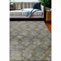 Greenwich Slate 8 ft. x 10 ft. (7'9" x 9'9") Geometric Contemporary Area Rug by BASHIAN -BASHIAN Shop slate bashian area rugs 649652088549 31 1000