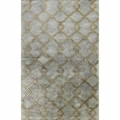 Greenwich Slate 8 ft. x 10 ft. (7'9" x 9'9") Geometric Contemporary Area Rug by BASHIAN