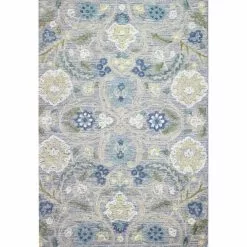 Verona Slate 4 ft. X 6 ft. (3'6" x 5'6") Geometric Transitional Accent Rug by BASHIAN