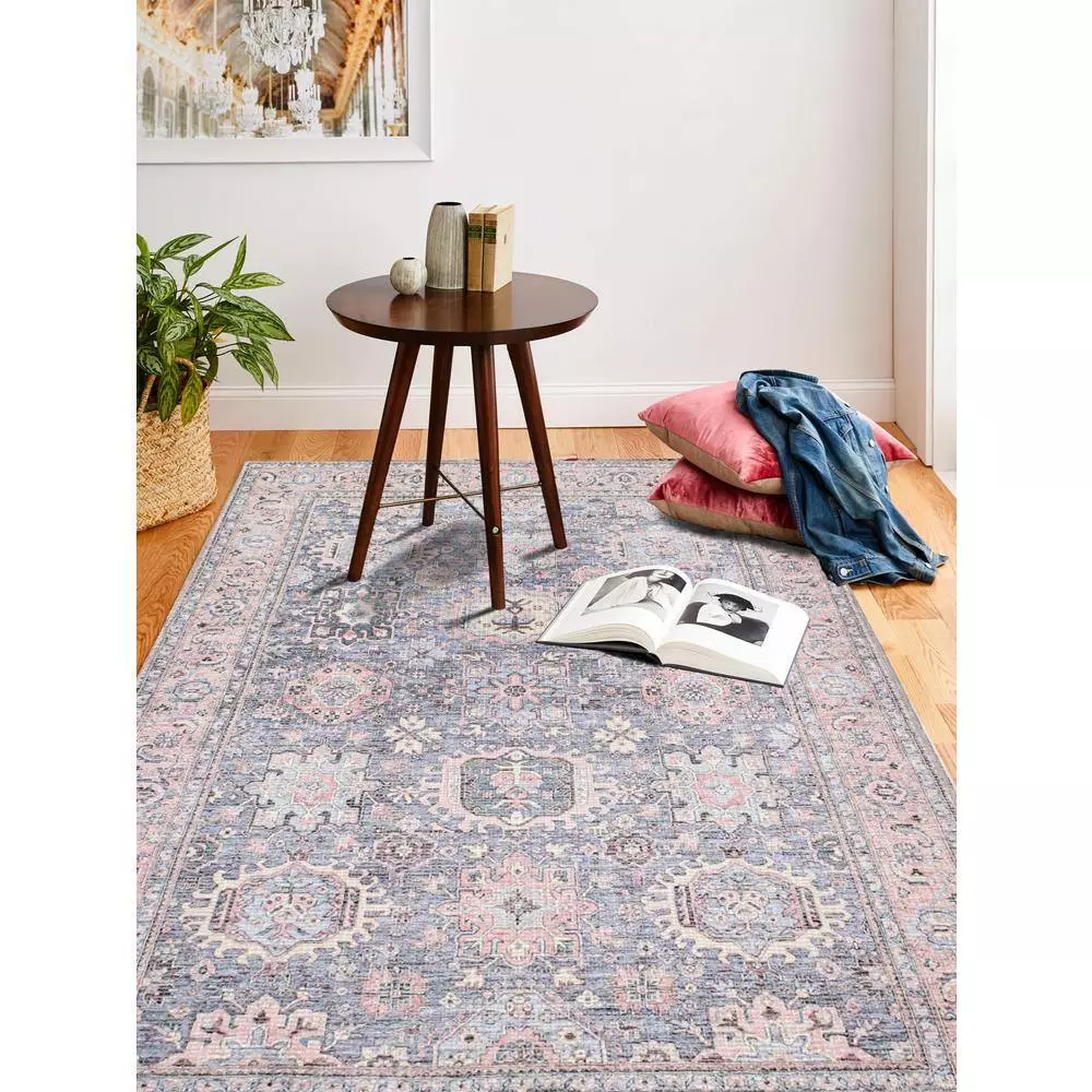 Impressions Slate 10 ft. x 13 ft. Geometric Transitional Area Rug by BASHIAN 6 Impressions Slate 10 ft. x 13 ft. Geometric Transitional Area Rug by BASHIAN - Image 6