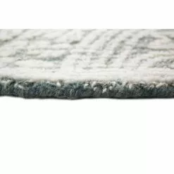 Verona Teal 9 ft. x 12 ft. (8'6" x 11'6") Geometric Transitional Area Rug by BASHIAN -BASHIAN Shop teal bashian area rugs 649652305745 1f 1000