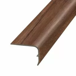 Tigereye 1.32 in. T x 1.88 in. W x 78.7 in. L Vinyl Stair Nose Molding by PERFORMANCE ACCESSORIES