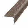 Warm Stone 1.32 in. Thick x 1.88 in. Wide x 78.7 in. Length Vinyl Stair Nose Molding by PERFORMANCE ACCESSORIES