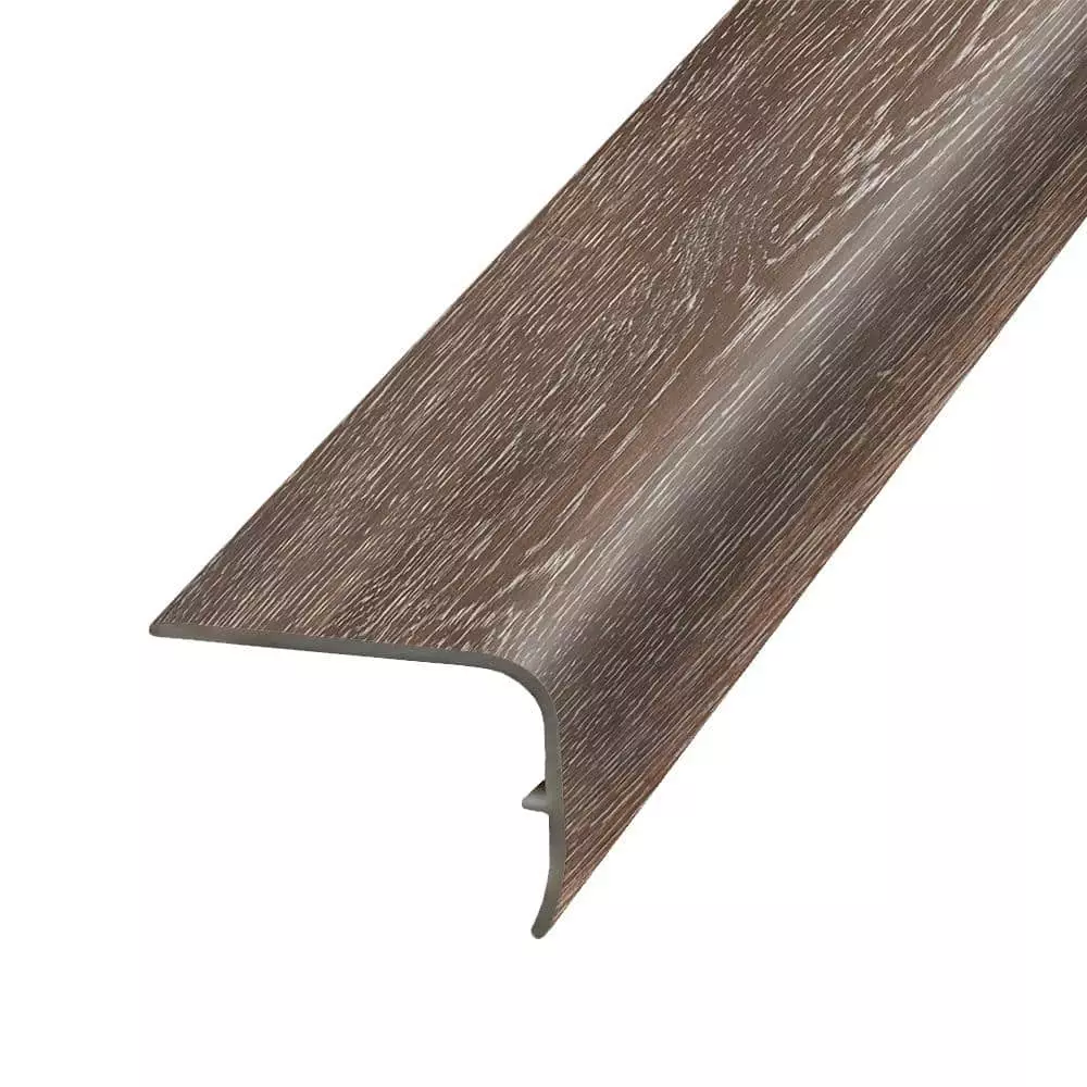 Warm Stone 1.32 in. Thick x 1.88 in. Wide x 78.7 in. Length Vinyl Stair Nose Molding by PERFORMANCE ACCESSORIES 1 Warm Stone 1.32 in. Thick x 1.88 in. Wide x 78.7 in. Length Vinyl Stair Nose Molding by PERFORMANCE ACCESSORIES