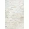 Santa Fe White 8 ft. x 10 ft. Geometric Contemporary Area Rug by BASHIAN