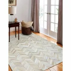 Santa Fe White 5 ft. x 8 ft. Geometric Contemporary Area Rug by BASHIAN -BASHIAN Shop white bashian area rugs 649652094090 31 1000