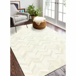 Santa Fe White 5 ft. x 8 ft. Chevron Contemporary Area Rug by BASHIAN 11 Santa Fe White 5 ft. x 8 ft. Chevron Contemporary Area Rug by BASHIAN -BASHIAN Shop white bashian area rugs 649652137230 31 1000