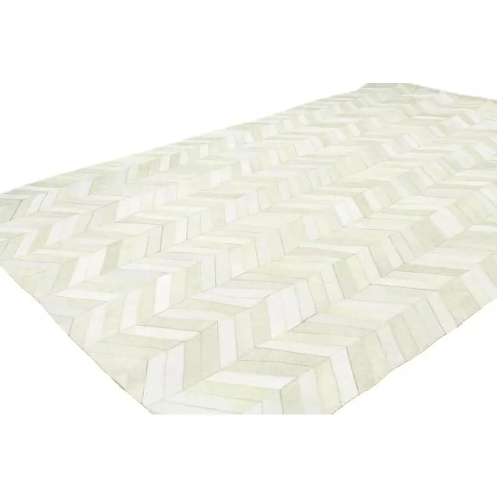 Santa Fe White 5 ft. x 8 ft. Chevron Contemporary Area Rug by BASHIAN 2 Santa Fe White 5 ft. x 8 ft. Chevron Contemporary Area Rug by BASHIAN - Image 2