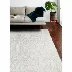 Verona White 3 ft. x 8 ft. (2'6" x 8') Geometric Transitional Runner by BASHIAN -BASHIAN Shop white bashian area rugs 649652304267 31 1000