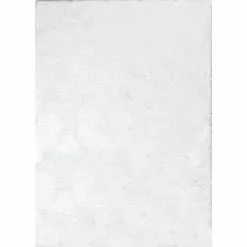 Andes White 4 ft. x 6 ft. (3'6" x 5'6") Geometric Contemporary Accent Rug by BASHIAN