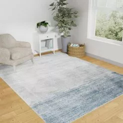Andes White/Blue 9 ft. x 12 ft. (8'6" x 11'6") Geometric Contemporary Area Rug by BASHIAN -BASHIAN Shop white blue bashian area rugs 649652309446 31 1000