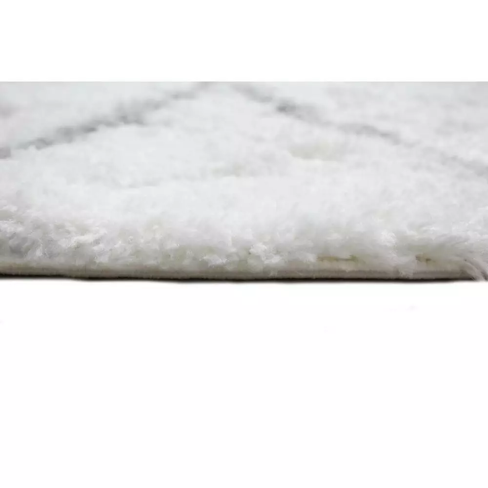 Andes White/Grey 4 ft. x 6 ft. (3'6" x 5'6") Geometric Contemporary Accent Rug by BASHIAN 5 Andes White/Grey 4 ft. x 6 ft. (3'6" x 5'6") Geometric Contemporary Accent Rug by BASHIAN - Image 5