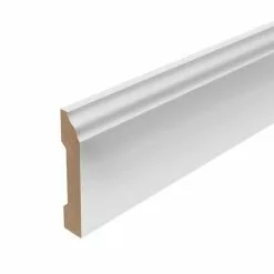 White 0.62 in. T x 3.3 in. W x 94.5 in. L Base Molding by PERFORMANCE ACCESSORIES